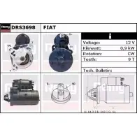 Стартер REMY Fiat Tempra DS 4808 AOHEJ DRS3698