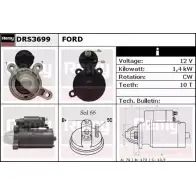 Стартер REMY G4VHKMB DS4 809 DRS3699 Ford Focus 1 Универсал 1.8 16V 115 л.с. 1999 – 2004