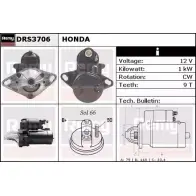 Стартер REMY DRS3706 GSHTB DS48 16 Honda Civic 6 (EJ, EK) Хэтчбек 1.4 LPG 90 л.с. 1997 – 2001