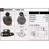 Стартер REMY DS505 7 DRS3947 9UJRNB 1860856