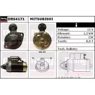 Стартер REMY DS52 81 DRS4171 WIE0CF Audi A6 (C4) 1 1994 – 1997