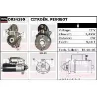 Стартер REMY DRS4590 Citroen Saxo 1 (S0, S1) Хэтчбек 1.5 D 58 л.с. 2001 – 2004 DS570 0 9X8CL2A