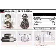 Стартер REMY 0SBR74K DS60 70 DRS4960 Audi A4 (B5) 1 Универсал 2.4 150 л.с. 1995 – 1997
