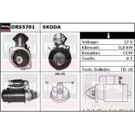 Стартер REMY Skoda Felicia (6U5) 1 Универсал 1.3 68 л.с. 1998 – 2001 DS6 811 DRS5701 8L3JF3