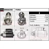 Стартер REMY DHBIR99 DRS6350 Opel Corsa (D) 4 2006 – 2014 DS746 0