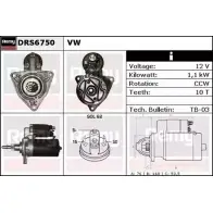 Стартер REMY Volkswagen Transporter (T4) 4 Грузовик 1.8 67 л.с. 1990 – 1992 D S7860 DRS6750 86BAMI