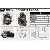 Стартер REMY DRS7391 WMIYL Renault Megane (DA) 1 Купе 1.9 dTi (DA0N) 98 л.с. 1997 – 2001 DS8 501