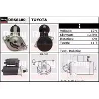 Стартер REMY Toyota Hiace (H100) 4 Автобус 2.7 (RCH13. RCH23) 144 л.с. 2001 – 2006 DS9 590 T4U11 DRS8480