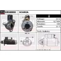 Стартер REMY DRS8800 DS9 910 Porsche 911 (993) 2 Купе 3.8 Carrera 286 л.с. 1995 – 1997 T8FTC