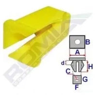 Клипса молдинга ROMIX 1437980264 TT4VO 4 15028