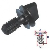 Клипса молдинга ROMIX 1437982650 KV7 GAJ b21111
