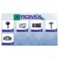Крепление бампера, набор ROMIX 1437982776 92000 LP3QT S1