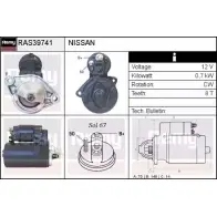 Стартер REMY RAS39741 Volkswagen Passat (B5) 3 Универсал 2.8 V6 4motion 190 л.с. 1999 – 2000 Q3UUBQZ EC TYC