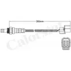 Лямбда-зонд CALORSTAT BY VERNET D43NU4 LS140552 A WCFR4 Honda CR-V 2 (RD) Кроссовер 2.0 (RD4) 150 л.с. 2001 – 2007