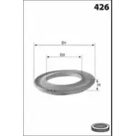 Воздушный фильтр MECAFILTER EL3181 4L3V1VN 1871286 UTO RYSU
