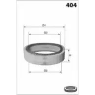 Воздушный фильтр MECAFILTER CBG84 VS RZKI EL3695 1871378