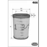 Воздушный фильтр MECAFILTER RCQ9R1 9 1871486 EL9172 MUO1R6