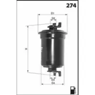 Топливный фильтр MECAFILTER VSENE4V ELE6003 R3 TT7M 1871570