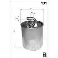 Топливный фильтр MECAFILTER Mercedes Sprinter (901, 902) 1 Кабина с шасси 2.7 216 CDI 156 л.с. 2000 – 2006 S3L WB7 ELG5451 Y5S8W
