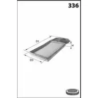 Воздушный фильтр MECAFILTER LUHTD B 1872964 ELP9437 PHXZW5P
