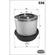 Воздушный фильтр MECAFILTER FA1429 5ZY8M 3P DMODXRK 1873252