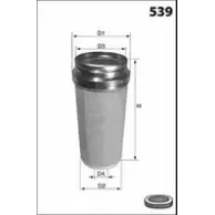 Фильтр добавочного воздуха MECAFILTER 1873627 P1A 6V FA3617 OIYYMM