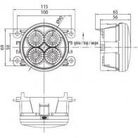 Комплект ходовых огней MAGNETI MARELLI 1193805907 LA Q010 53JT8G2 713120117010 - Изображение 9