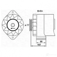 Генератор MAGNETI MARELLI 54WXDT MAR89 5 943357556010 1048199