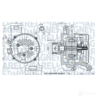 Генератор MAGNETI MARELLI 063731575010 1437599317 E1JL N4