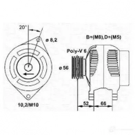 Генератор MAGNETI MARELLI HOXXTTT MA R5031 943356973010 1048187