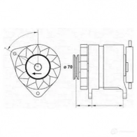 Генератор MAGNETI MARELLI M AR7515 OTXN5 1048075 943356595010