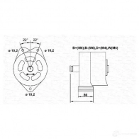 Генератор MAGNETI MARELLI 1048198 9433 57257010 943357257010 MAR890