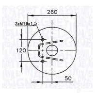 Пневмоподушка MAGNETI MARELLI 96 873CFG 1423329555 J3Z6G 030607020118 - Изображение 2