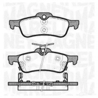 Тормозные колодки дисковые, комплект MAGNETI MARELLI 363916060631 PF0 631 Honda Civic 9 (FB, FG, FK) 2011 – 2015 T1716MM