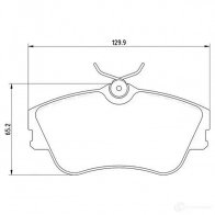 Тормозные колодки, комплект MAGNETI MARELLI Volkswagen Transporter (T4) 4 Грузовик 3637 00205072 363700205072 T5072MM