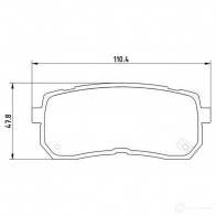 Тормозные колодки дисковые, комплект MAGNETI MARELLI 5000386 78 Hyundai ix55 363710201725 T1725MM