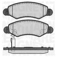 Тормозные колодки дисковые, комплект MAGNETI MARELLI 363916060450 PF045 0 1037473 T1486MM