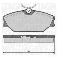 Тормозные колодки дисковые, комплект MAGNETI MARELLI 363916060377 Renault Scenic (JA, FA) 1 Минивэн 1.6 102 л.с. 2001 – 2003 363700209 101 363702161116