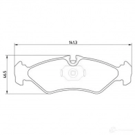 Тормозные колодки дисковые, комплект MAGNETI MARELLI 363710201826 T1826MM 50003868 3 Mercedes Sprinter