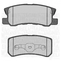 Тормозные колодки дисковые, комплект MAGNETI MARELLI PF034 0 T1276MM 363916060340 Citroen C-Crosser