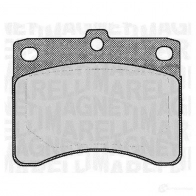 Тормозные колодки дисковые, комплект MAGNETI MARELLI PF0 815 JJN6VJ 363916060815 1037752