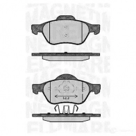 Тормозные колодки дисковые, комплект MAGNETI MARELLI 48EJC9V Renault Laguna (BG) 2 Хэтчбек PF 0384 363916060384