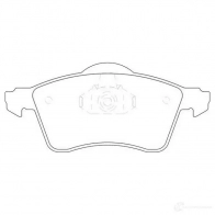 Тормозные колодки дисковые, комплект MAGNETI MARELLI 50003864 8 363710201196 T1196MM Volkswagen Transporter (T4) 4 Автобус 2.5 TDI 88 л.с. 1998 – 2003