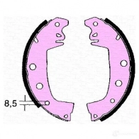 Тормозные колодки, комплект MAGNETI MARELLI Fiat Ducato (230) 1 Фургон 1.9 TD 90 л.с. 1998 – 2002 P8CIOL B PQ1156 430216171156