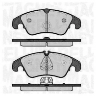 Тормозные колодки дисковые, комплект MAGNETI MARELLI T1748MM PF01 40 363916060140 Audi A5 (8TA) 1 Спортбек 3.0 S5 Quattro 333 л.с. 2010 – 2017