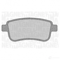 Тормозные колодки дисковые, комплект MAGNETI MARELLI 363916060382 T1634MM PF0 382 Renault Megane (B9) 4 Хэтчбек 1.6 dCi 130 (B9A4) 130 л.с. 2015 – 2024