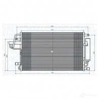 Радиатор кондиционера MAGNETI MARELLI UK0 SS 350203843000 Kia