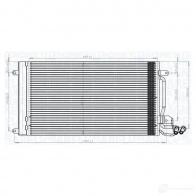 Радиатор кондиционера MAGNETI MARELLI Audi A1 (8X1, K) 1 Хэтчбек 1.6 Tdi 105 л.с. 2010 – 2015 H TQA8 350203821000