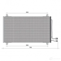 Радиатор кондиционера MAGNETI MARELLI 1026615 BC44 5 350203445000 3SUXC