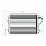 Радиатор кондиционера MAGNETI MARELLI T MUDKMT Hyundai Elantra 350203851000